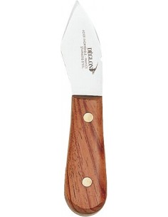 CRAPAUD OYSTER KNIFE – WOOD HANDLE – 2.5”