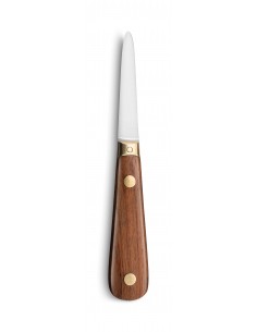 SPECIAL OYSTER KNIFE WITH BOLSTER – BUBINGA