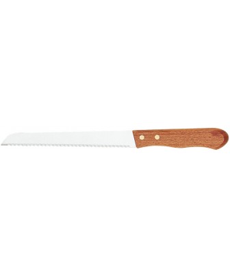 BREAD KNIFE WITH WOODEN HANDLE
